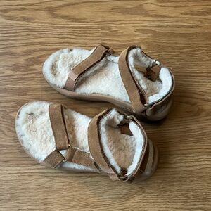 SOLD Teva Shearling Sandals